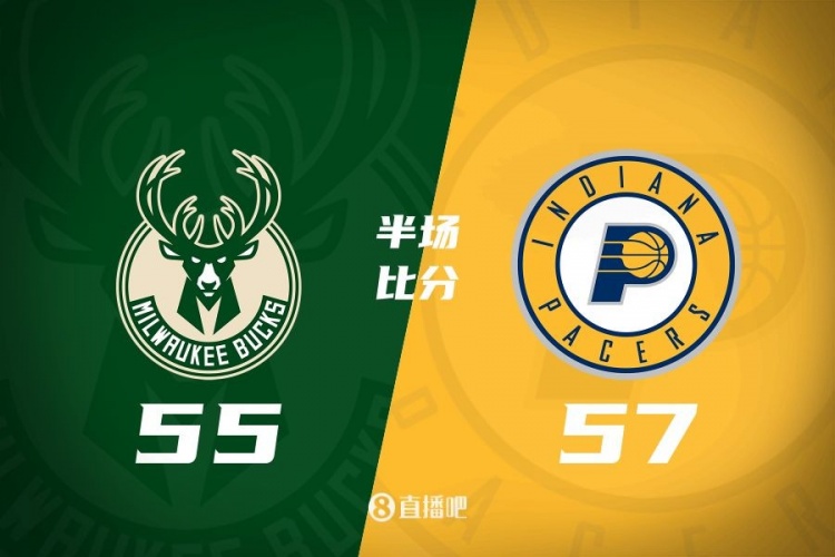 半場(chǎng)戰報-西卡16+10 字母哥7中6砍12+9+4 步行者57-55領(lǐng)先雄鹿